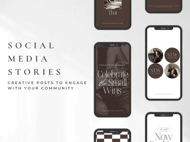 Instagram Story Canva Templates - Brown