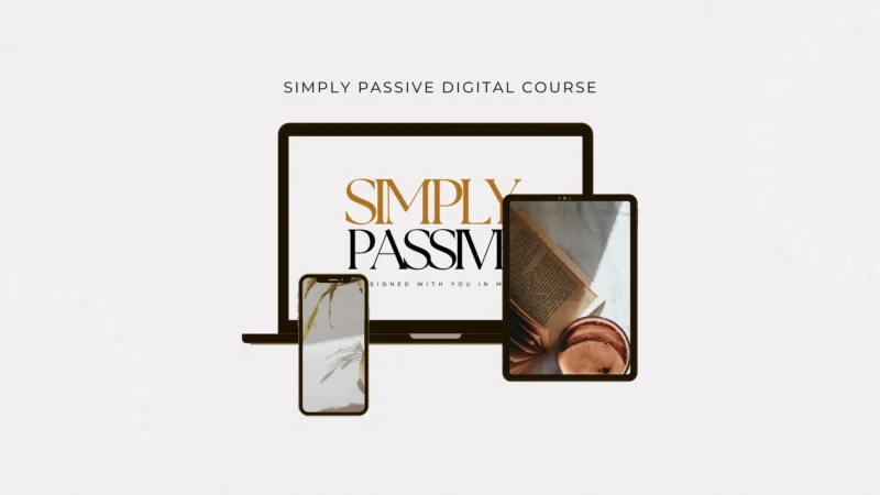 Simply Passive - Special One-Time Offer