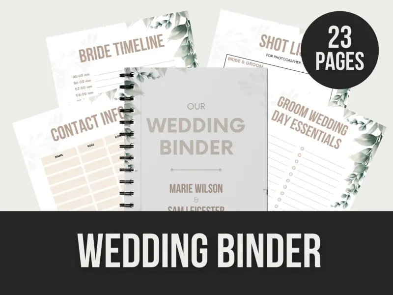 Wedding Binder